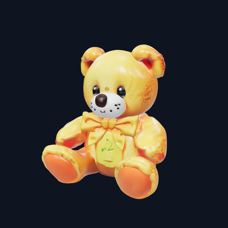 Colorful Soft Plush Teddy Bear Model Pack